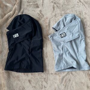 bS Black and Gray Face Masks 2 for one. Only used two days